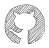 Hand drawn logo for Github
